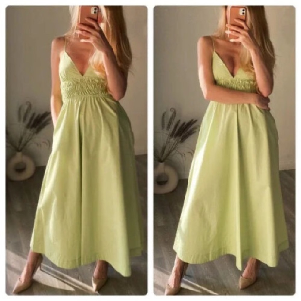 New with tags Zara green dress - Picture 3 of 10
